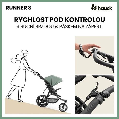 HAUCK Runner 3 s ruční brzdou