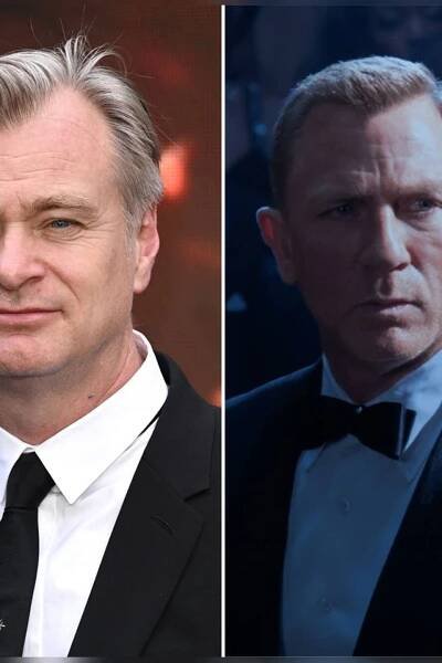 Bannt Christopher Nolan (l.) den Nachfolger von Daniel Craig als James Bond auf Film?