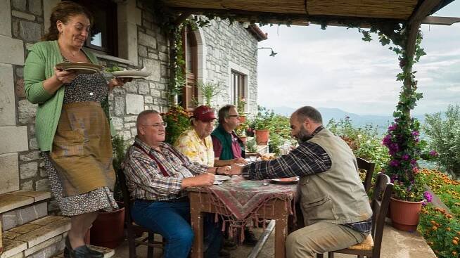 Krüger - Krügers Odyssee - Z filmu - Horst Krause, Jörg Gudzuhn, Fritz Roth, Antonis Tsiotsiopoulos