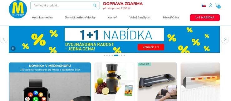 Mediashop.cz webove stranky