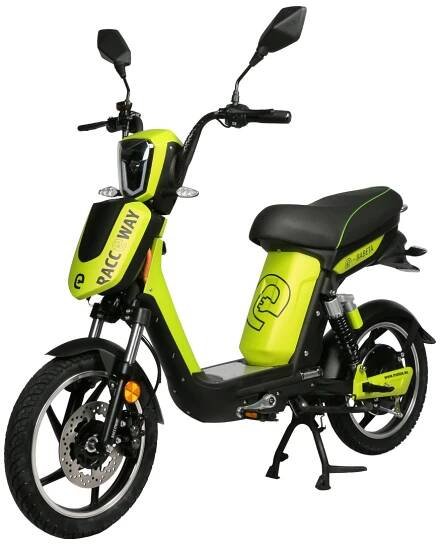 Elektroskútr RACCEWAY® E-BABETA®, zelená-metalíza