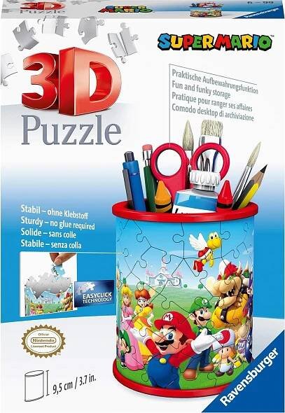 Ravensburger 3D Puzzle Stojan na tužky Super Mario 54 dílků