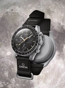 The new Omega x Swatch Gold MoonSwatch just landed