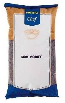 Metro Chef Mák modrý loupaný, fólie 1kg