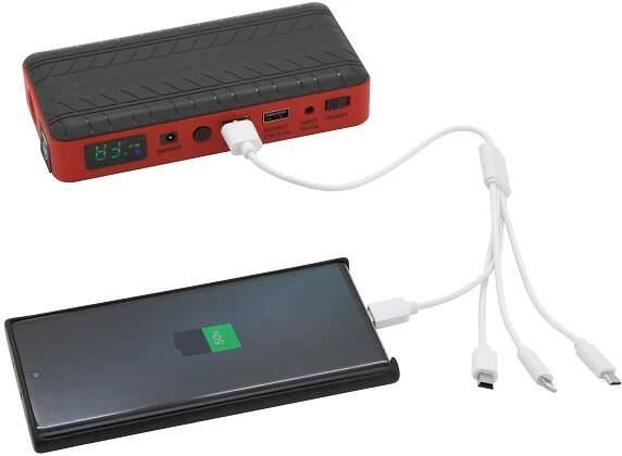 COMPASSS Powerbanka s funkcí JUMP STARTER 10.000mAh 600A