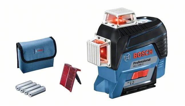 Laserová vodováha BOSCH GLL 3-80 C