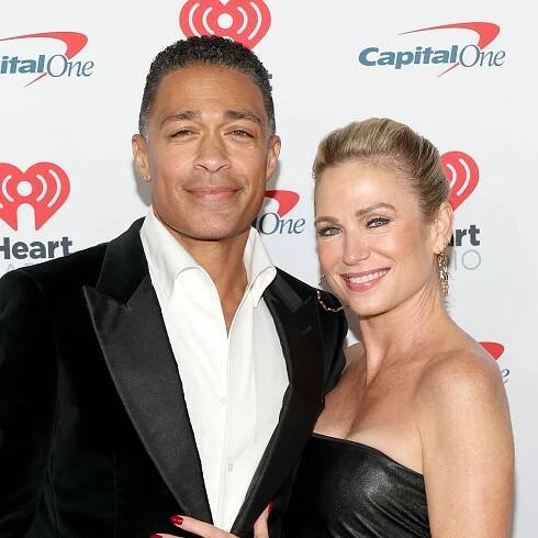 Amy Robach and T.J. Holmes seemingly address 'anticipated' news of exes Andrew Shue and Marilee Fiebig's romance in defiant message