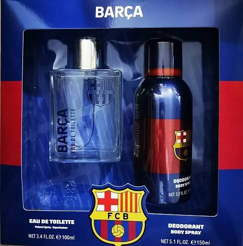 FC BARCELONA Sada pro muže EDT 100 ml + 150 Ml Značka FC Barcelona