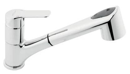 Novaservis Metalia 54 54081 - Dřezová teleskopická baterie, chrom