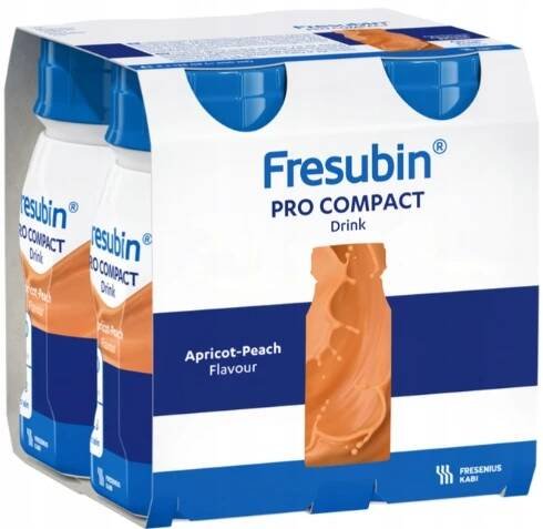 FRESUBIN PRO COMPACT DRINK příchuť meruňka-broskev 4 x 125 ml