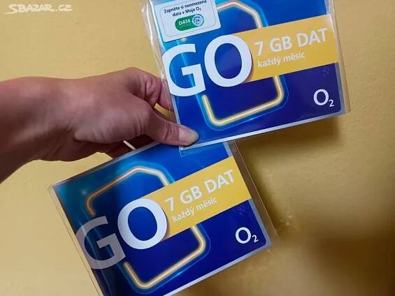 O2 top čísla 607 499 993;607 499 996,nové,7 GB dat