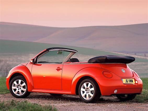 Volkswagen Beetle Cabrio automobil a modelové roky