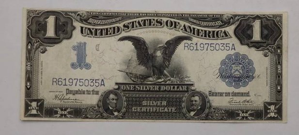1 Dollar - 1899 Black Eagle - Silver certificate