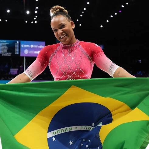 Rebeca Andrade wins vault's world title, denies Biles another gold medal at world championships