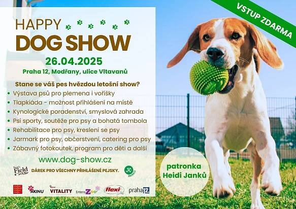 Pomocník na psí akci HAPPY DOG SHOW 2025