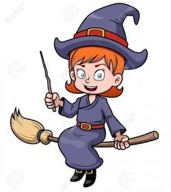 ilustrace kreslené čarodějnice létající na koštěti | Cartoon witch, Witch  drawing, Cartoon