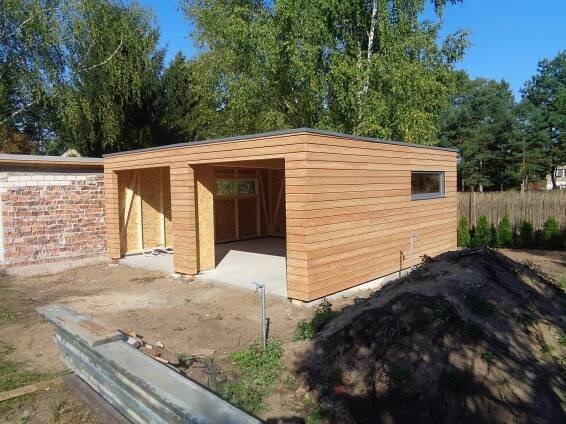Moderní montovaná Dvojgaráž - Mellensee - Realizace dřevostaveb | NATURLIVING®