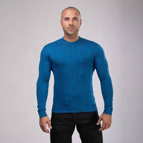 Pánské merino triko s dlouhým rukávem MERINO MOIRA LIGHT