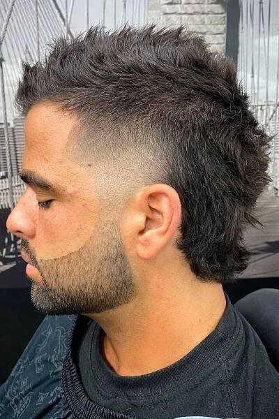 Mohawk Fade Haircut: How To Rock It This Year | Mohawk hairstyles men, Fade haircut, Mullet fade