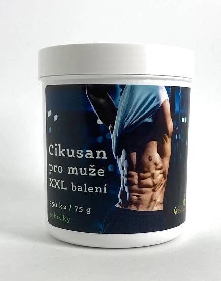 Cikusan XXL pro muže, spalovač tuků, redukce váhy, 250 tobolek, 75 g