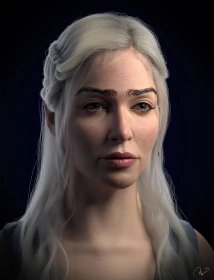 Daenerys Targaryen - Made in Blender : r/blender