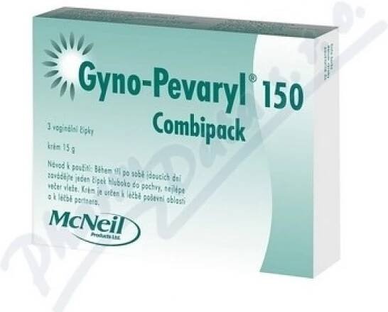 GYNO-PEVARYL COMBIPACK VAG/DRM 150MG+10MG/G CRM+VAG GLB 3+15G