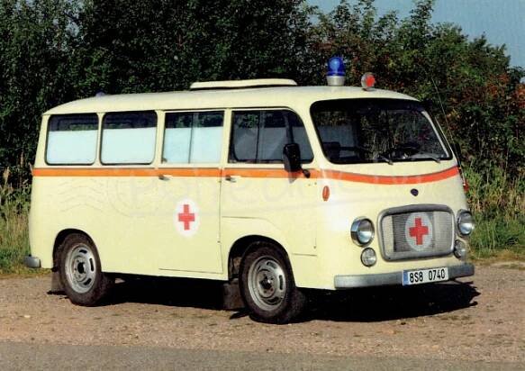 Pohlednice Sanitní automobil IMV 1000