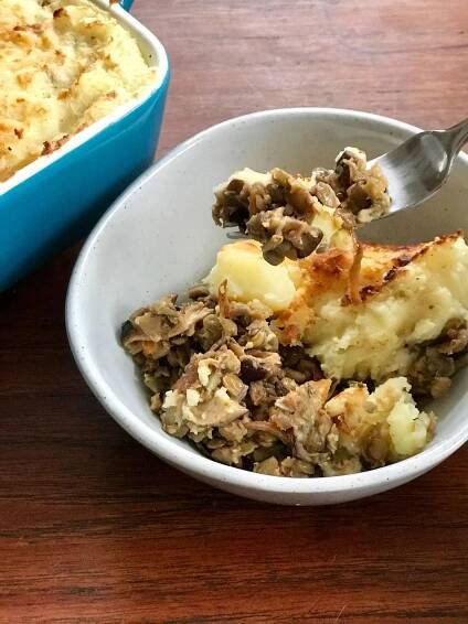 Wild Mushroom and Lentil Shepherd’s Pie — I’d Rather Be Meryl