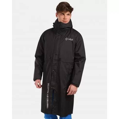  Lyžařská pláštěnka KILPI TEAM RAINCOAT-U WU0105KI ČERNÁ 