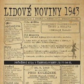 Přání k narozeninám - Noviny roku 1943