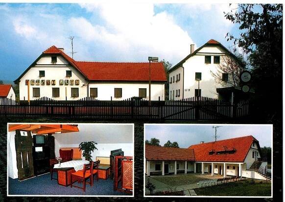 Vlkovice, Fulnek - dětský mlýn, škola v přírodě  - Pohlednice místopis