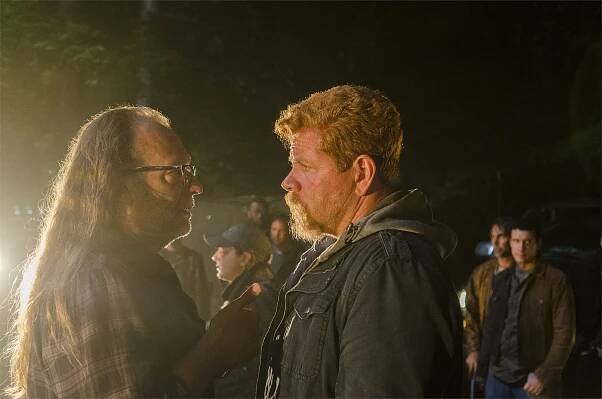 Živí mrtví - Jednoho dne už nebudete - Z natáčení - Greg Nicotero, Michael Cudlitz