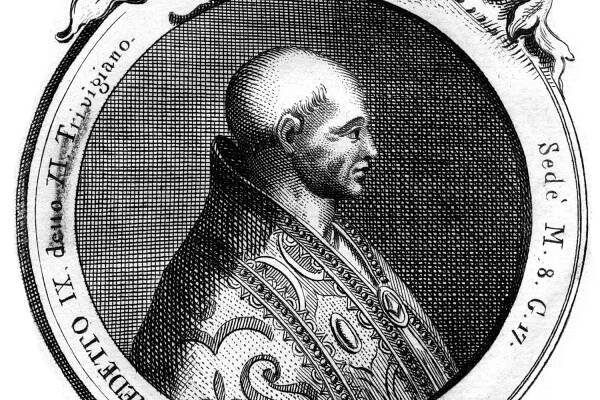 Benedict IX, Pope of the Catholic Church.