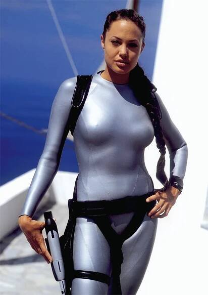 lara croft Angelina Jolie Door Poster NEW