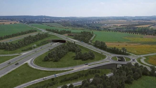 Dálnice D0 – okruh kolem Prahy, stavba 511 – TOP CON SERVIS s.r.o.