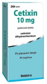 CETIXIN 10MG potahované tablety 30 - skladem