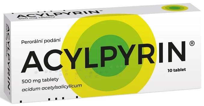 Acylpyrin 500mg tbl.nob. 10x500mg