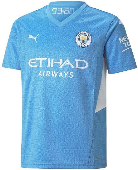 Puma Manchester City FC domácí 2021/2022 světle modrá UK Junior M Dětské
