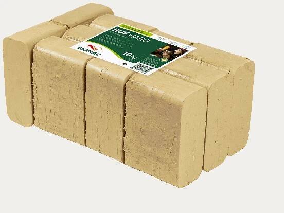 Brikety dřevěné cihla RUF HARD, buk, 10kg