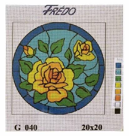 Vyšívací sada 20x20 cm, vzor G-040