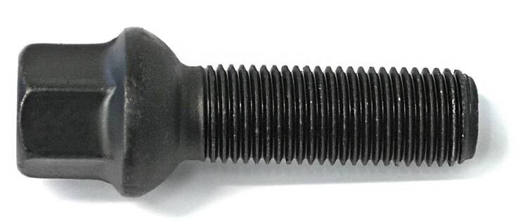 H&R šroub s kulovou dosedací plochou R13 mm M14x1,5x31 mm, barva černá