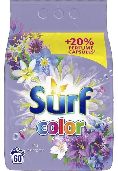 SURF Color Iris 3,9 kg (60 dávek) - prací prášek na barevné prádlo - srovnání cen | Leano.cz
