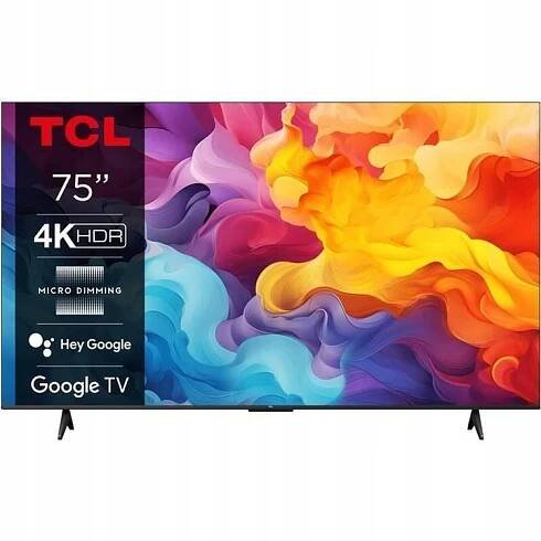 Televizor 55 palců LED TCL 55V6B Google TV 4K UHD černý