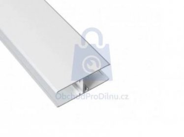 Profil H hliníkový pro spojení panelů, Easy click ALU H profil 16 mm