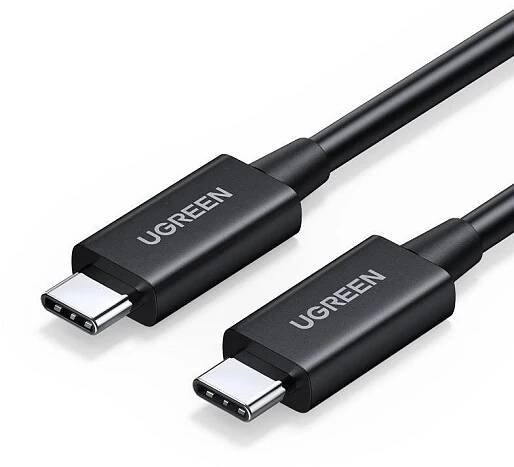 Ugreen USB4 Type-C Male to Type-C Male 5A Cable 0.8m Black