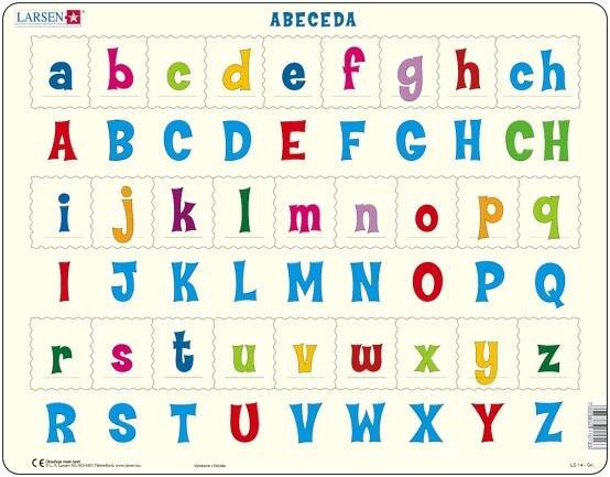 Puzzle pre deti od 3 rokov, detské puzzle, abeceda, náučné puzzle