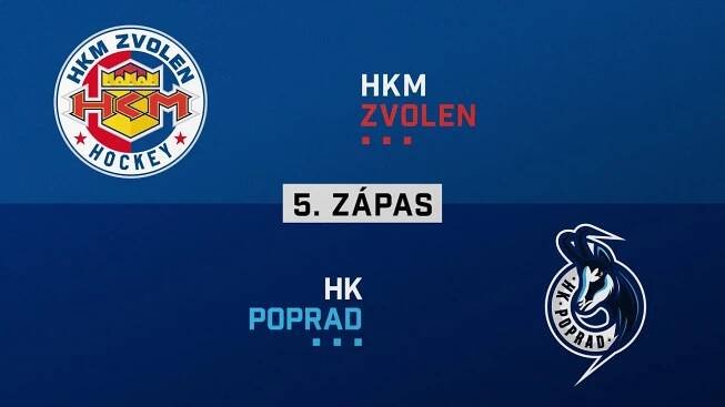5.zápas finále HKM Zvolen - HK Poprad (HKM Zvolen Majster Tipos Extraligy 2020/21)