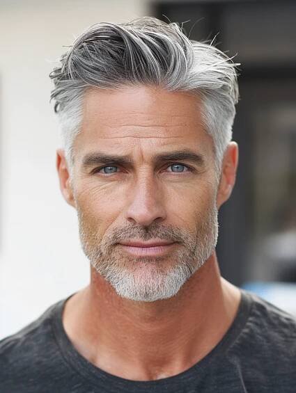 Discov36 stylish and practical older men haircuts over 50 for grey hair curly balding thick and thin hairck, a… | Older men haircuts, Grey hair men, Mens hairstyles