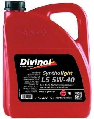 Divinol Syntholight LS 5W-40 5 l od 815 Kč - Heureka.cz