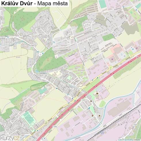 Králův Dvůr - mapy | Kurzy.cz